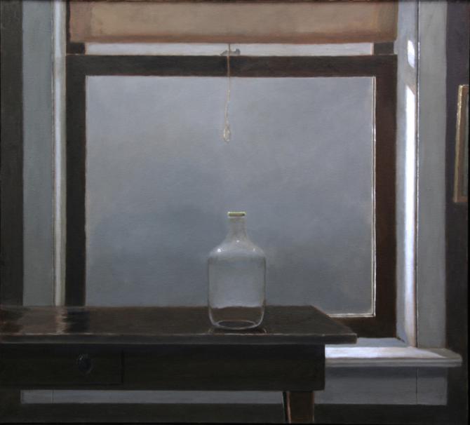 "Still Life for A Gray Afternoon", 2009, oil on canvas, 36 X 40 inches