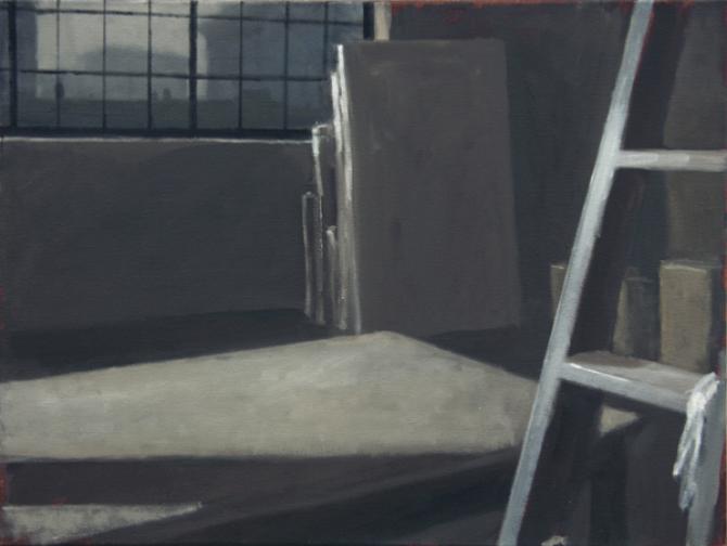 "Study 1, Remembered Detail III", 2015, oil on canvas, 18 x 24"