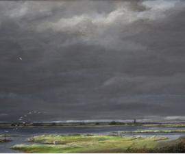 'Twenty five Birds - Wetlands', 2009-11, oil on canvas, 42 x 54'